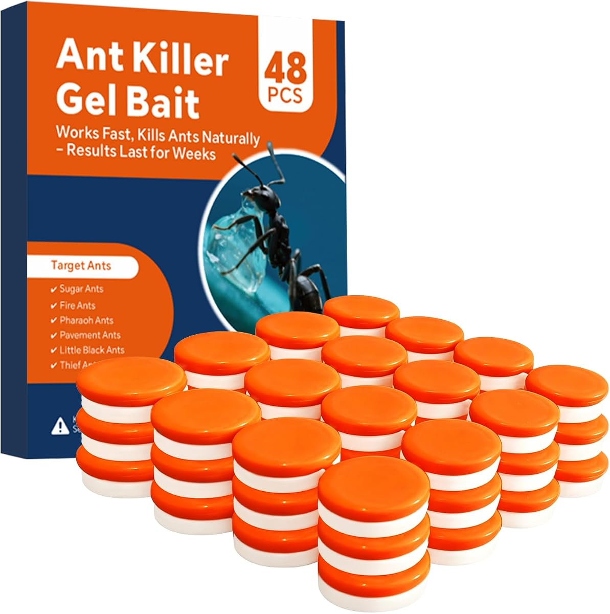 48 Pack Slow-Acting Ant Gel Bait