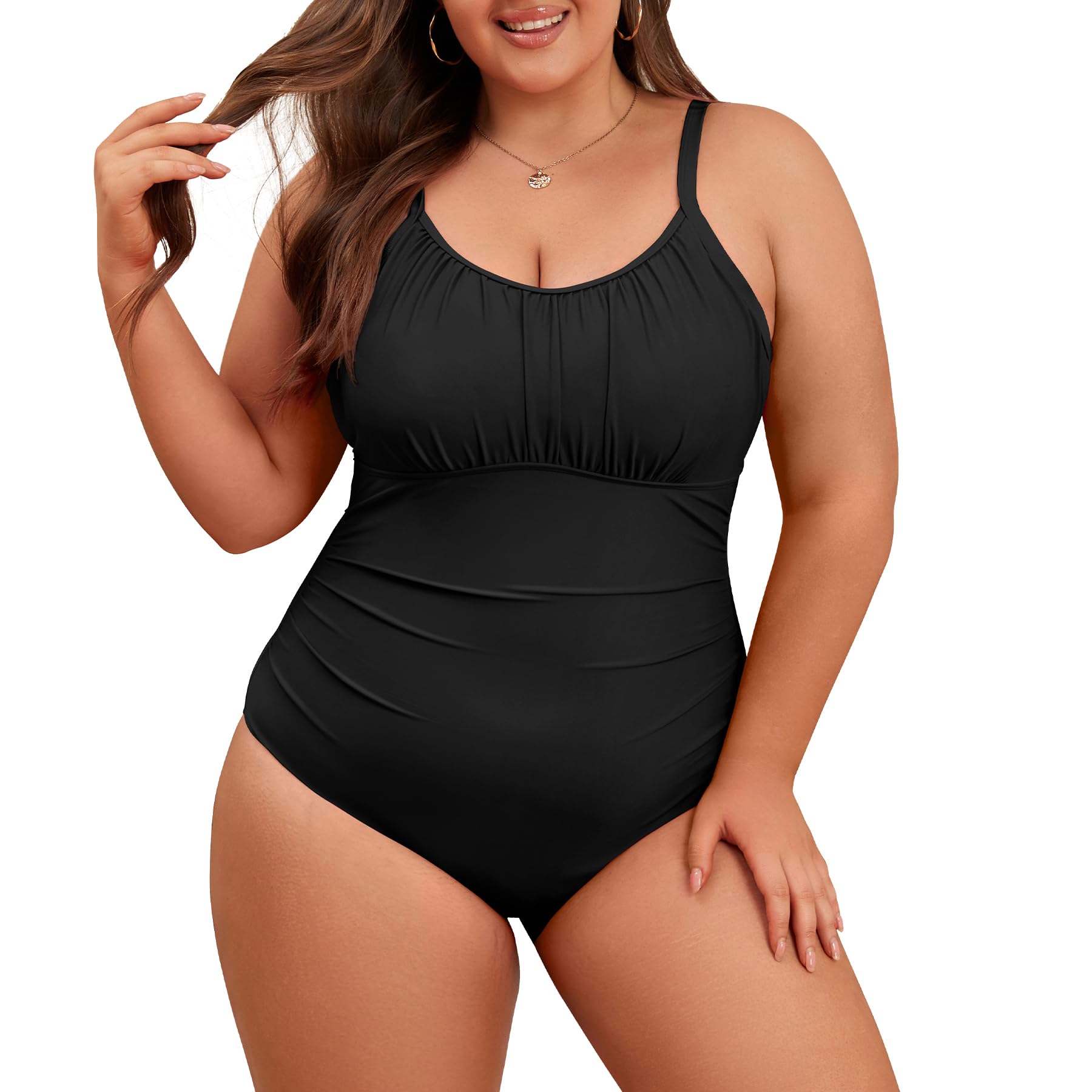 Durio Costume da bagno da donna, taglia grande, taglia unica, elegante, costume da bagno intero