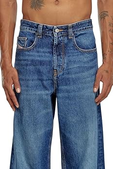 Amazon | Diesel 2001 D-MACRO リラックスジーンズ, ミディアムブルー Amazon | Diesel 2001 D-MACRO リラックスジーンズ, ミディアムブルー