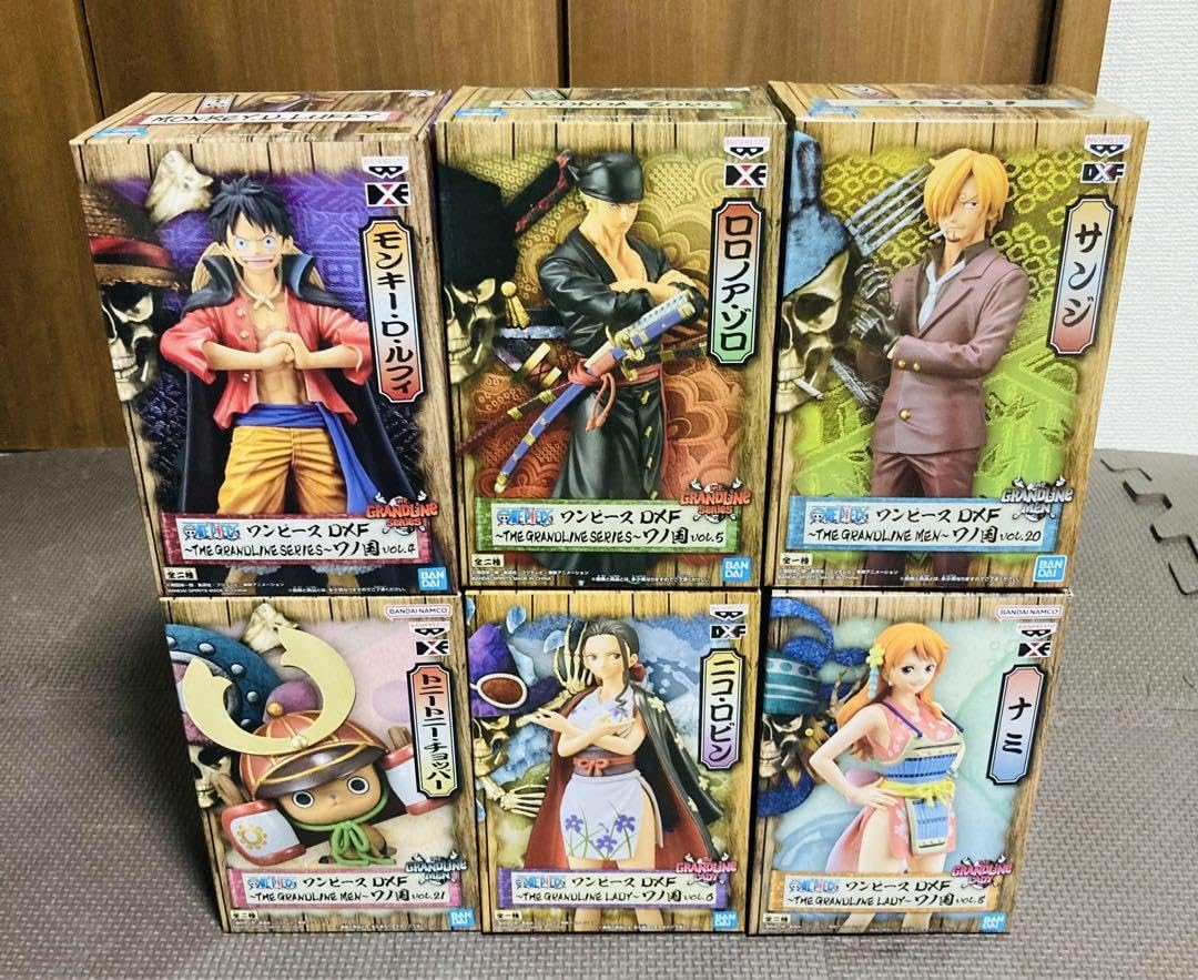 ワンピース DXF ワノ国 ルフィ ゾロ サンジ チョッパー フィギュア