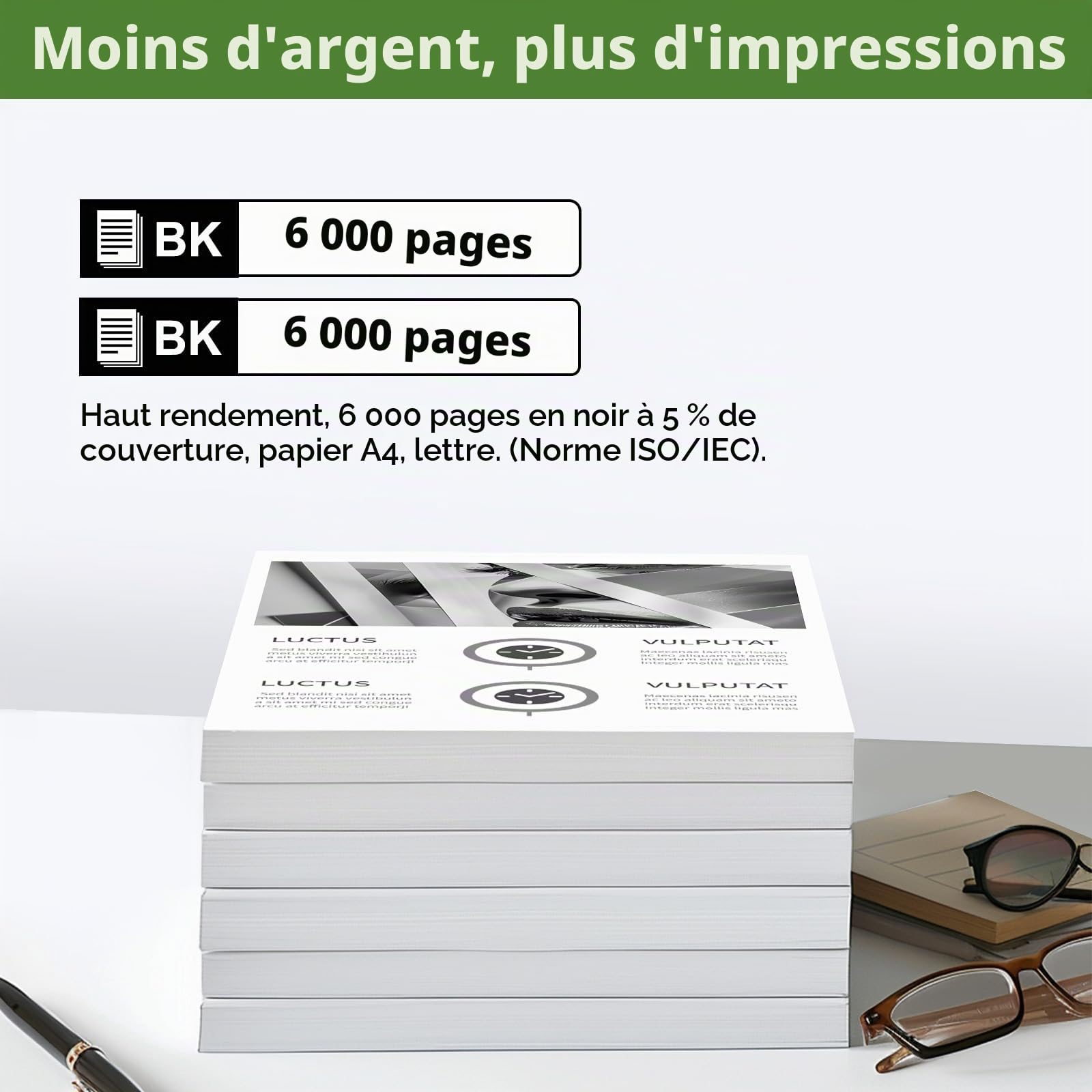 Cartouche de Toner Compatible TL-410X TL-410 TL-410H 6000 Pages Haut Rendement 2 Noir pour P3010DW P3010DN M7100DW M7100DN P3300DW P3300DN M6708DW M6708DN M7108DW M7108DN M6808FDW M7208FDW M7308FDW