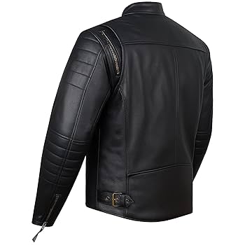 ジャケット・アウター Buffalo Crack Leather Rider Jacket 00 80s Vintage Buffalo Leather Biker Jacket W/ Live to Ride