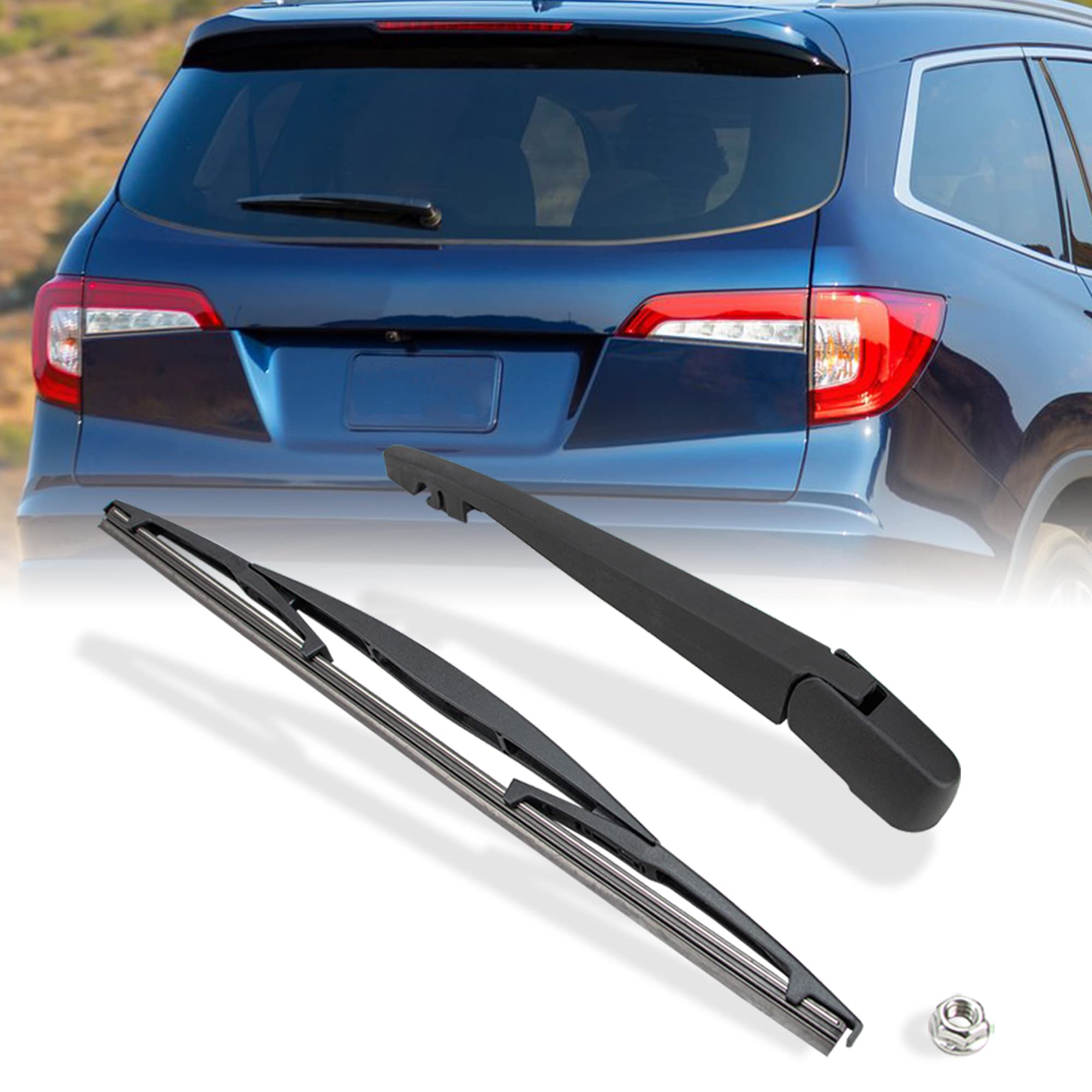 Rear Windshield Wiper Blade For Honda Pilot Tailgate | OEM #76730-SZA-A02 | Direct Fit