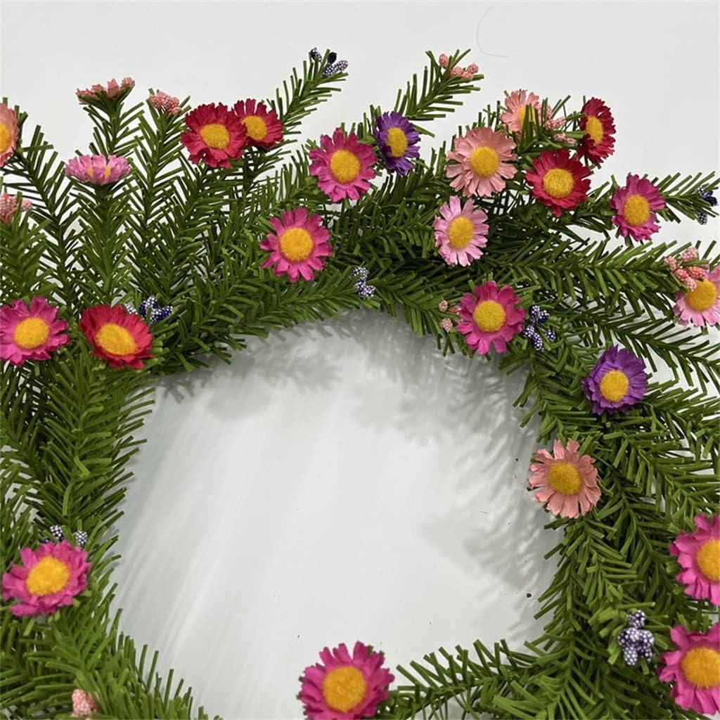 Small Daisy Wreath Door Decoration Hanging Wall Handicraft Home Gifts