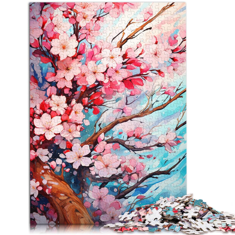 Puzzle for Adults 1000 Pieces Cherry blossom Learning Educational Toys Family Games Great Gift for Games 14.96 in x 20.47 in for teenager Age 14+ โ image 1
