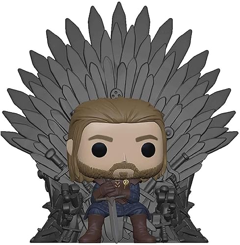 Funko POP Deluxe Juego de Tronos - Ned Stark en Trono, Multicolor
