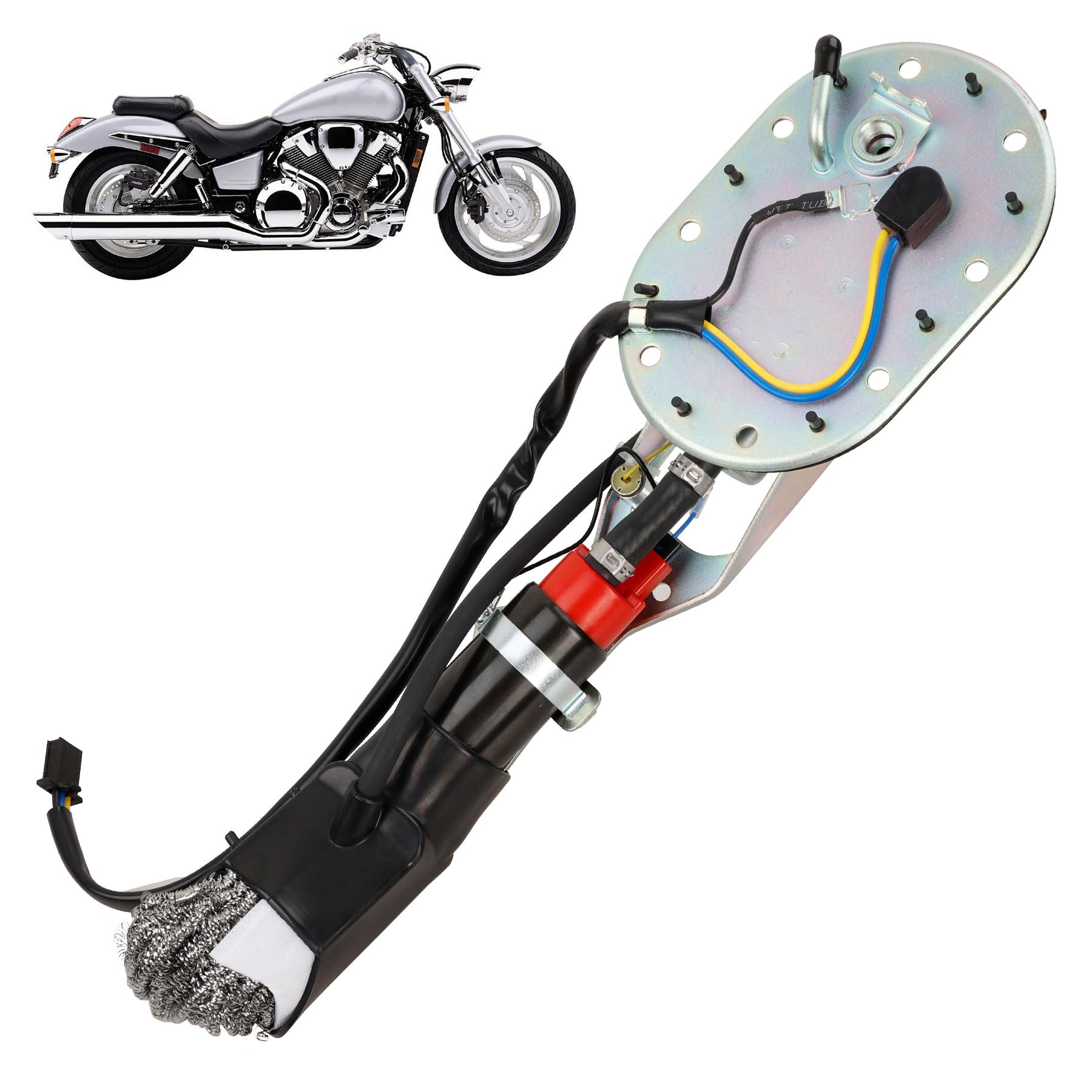 Photo 1 of 16700-MCH-023 Fuel Pump Assembly Replacement Compatible with 2002 2003 2004 Honda VTX1800R VTX-1800C VTX-1800S, Fits for 2004 Honda VTX-1800N, Replace OE# 16700MCH023