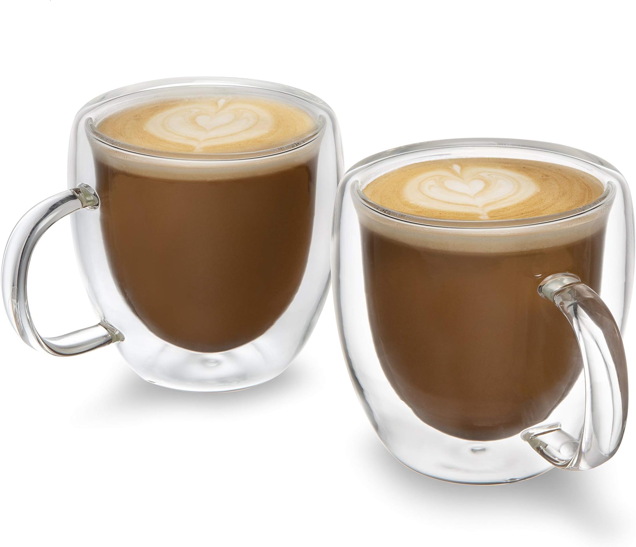 Vivien Lane Premium Espresso Cups – Set of 2 Double-Wall Insulated 5oz Espresso Glasses, Savour the Flavor and Aroma of your Favorite Espresso in Stylish Espresso Cups