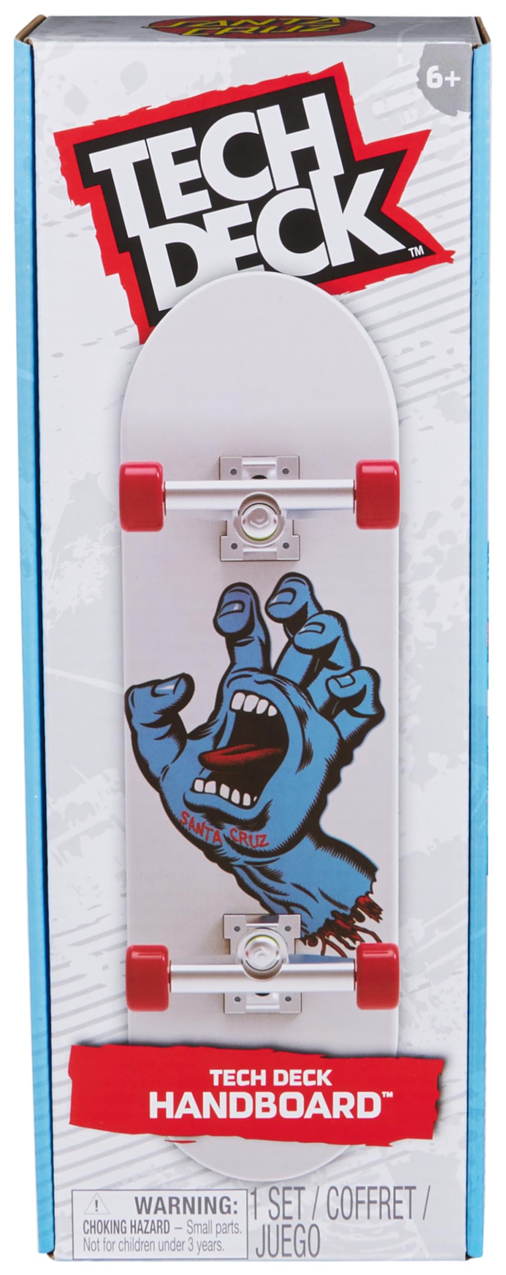 Tech Deck, Santa Cruz Handboard, Mini Skateboard Autentici, Giocattoli per Bambini e Bambine da 6 Anni in su (da Usare Solo con Le Mani)