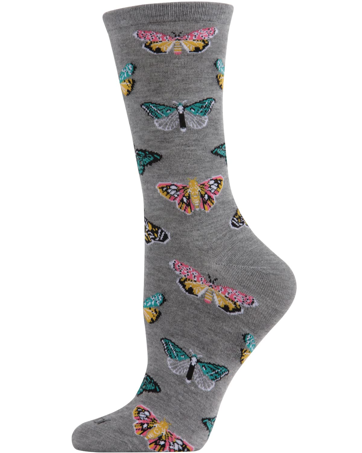 MeMoi Butterfly Rayan Blend Crew Socks