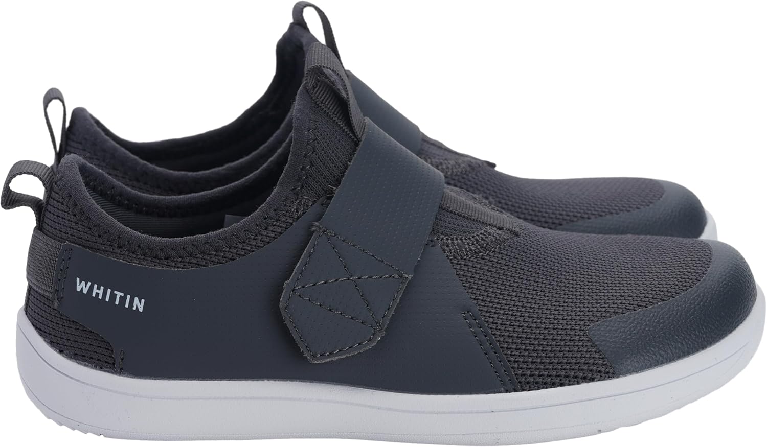 WHITIN Little/Big Kid Wide Width Barefoot Shoes | Boys/Girls Minimalist Elastic Opening Sneakers | Flexible- Zero Drop Sole - Image 4