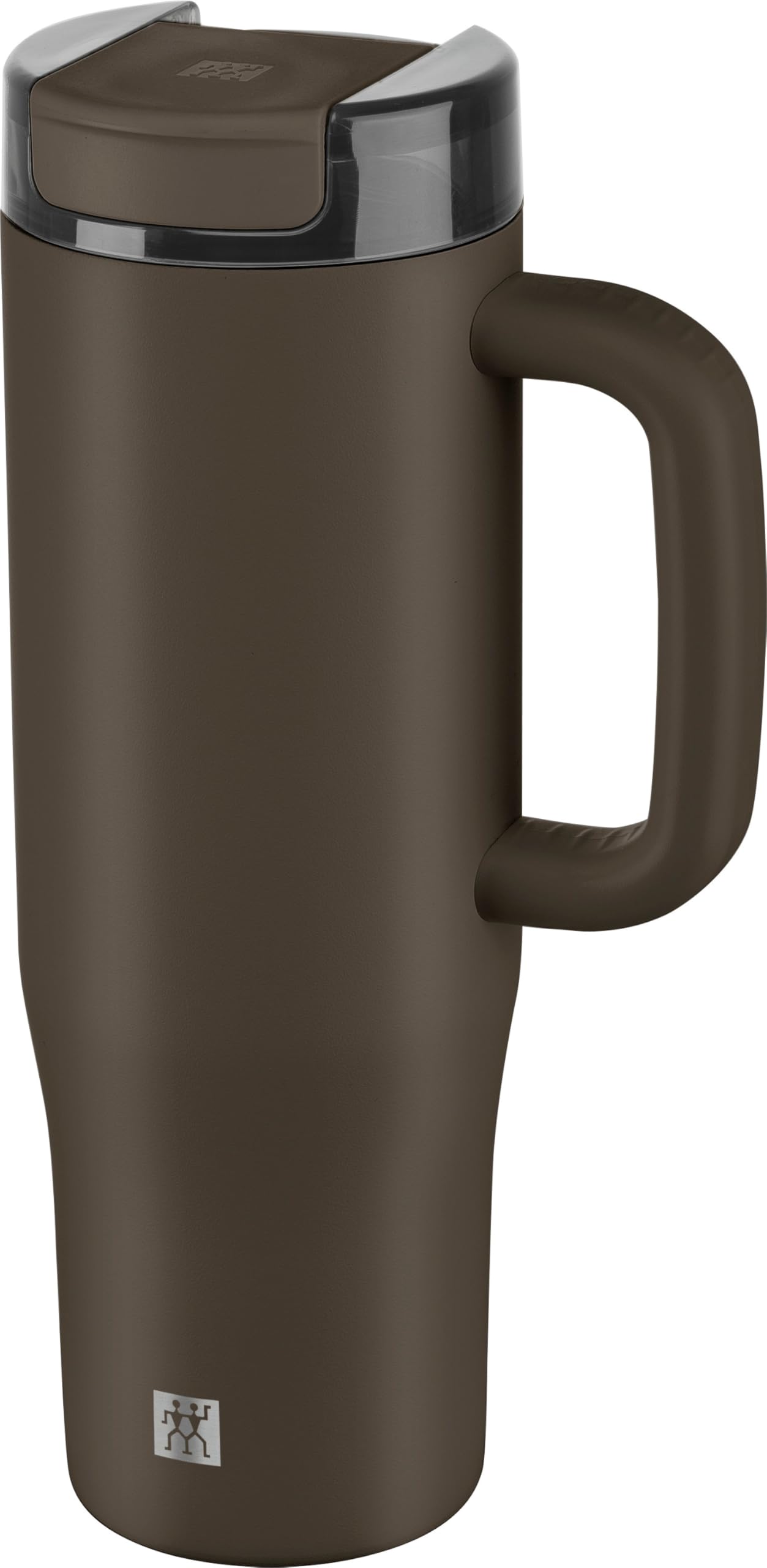 ZWILLING THERMO PLUS Thermobecher mit Strohhalm 900 ml, Tumbler, bis zu 12 Std. eiskalt, doppelwandig, auslaufsicher, leicht, spülmaschinengeeignet, BPA-frei, Chocolate