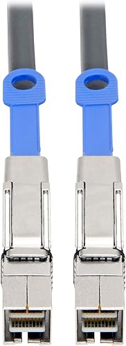 Tripp Lite Cable Mini SAS externo HD, SFF-8644 a SFF-8644, 12 Gbps, 3.3 ft (S528-01M)