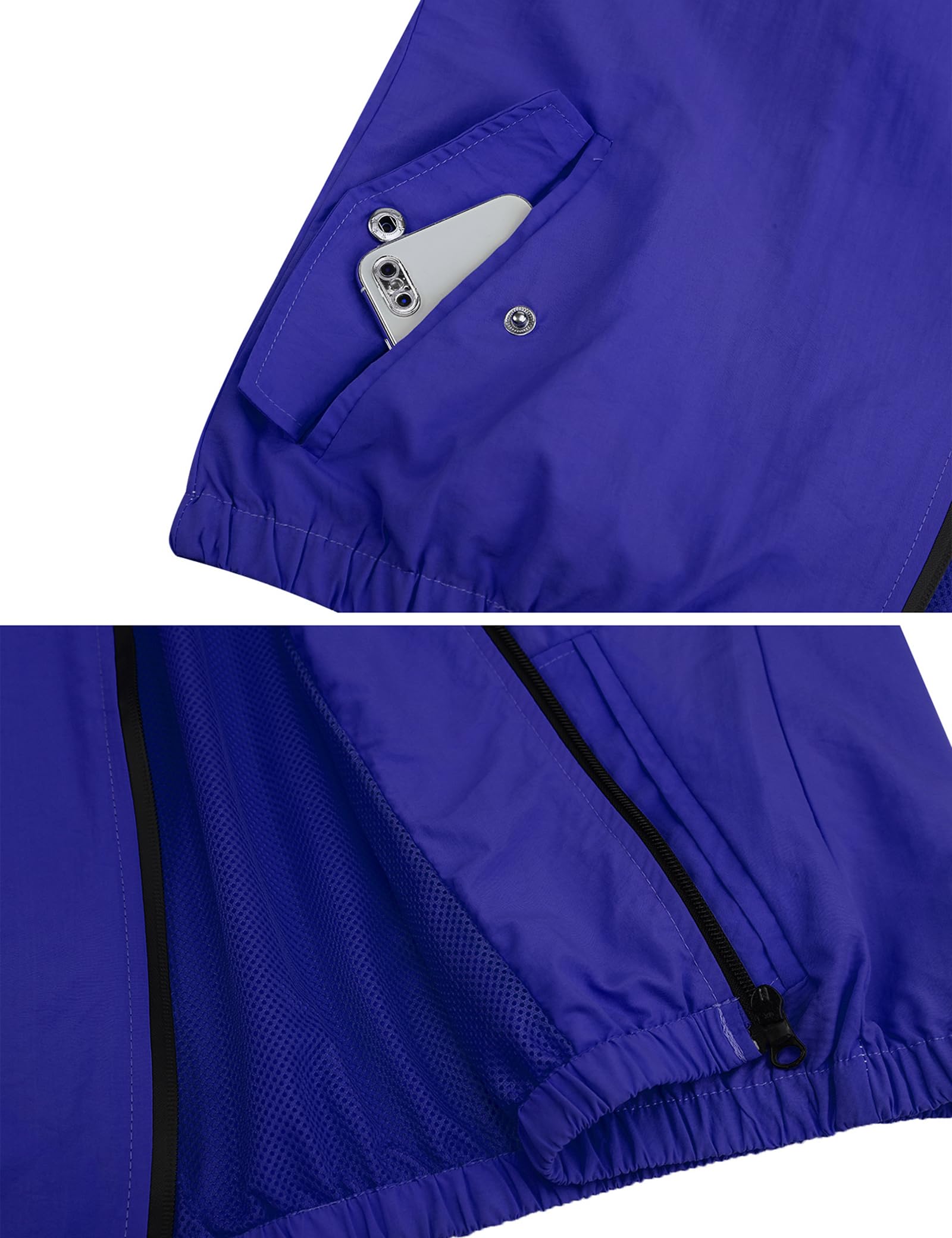 Signore impermeabile giacca a vento leggero traspirante Zipper Softshell Jacket Giacche pioggia sottile giacca con cappuccio all'aperto