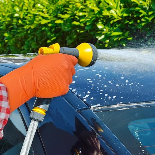 Miniatura 6 de Guantes desechables sin látex, guantes de nitrilo de 8 mil, guantes resistentes utilizados para industrial, seguros para alimentos, guantes de