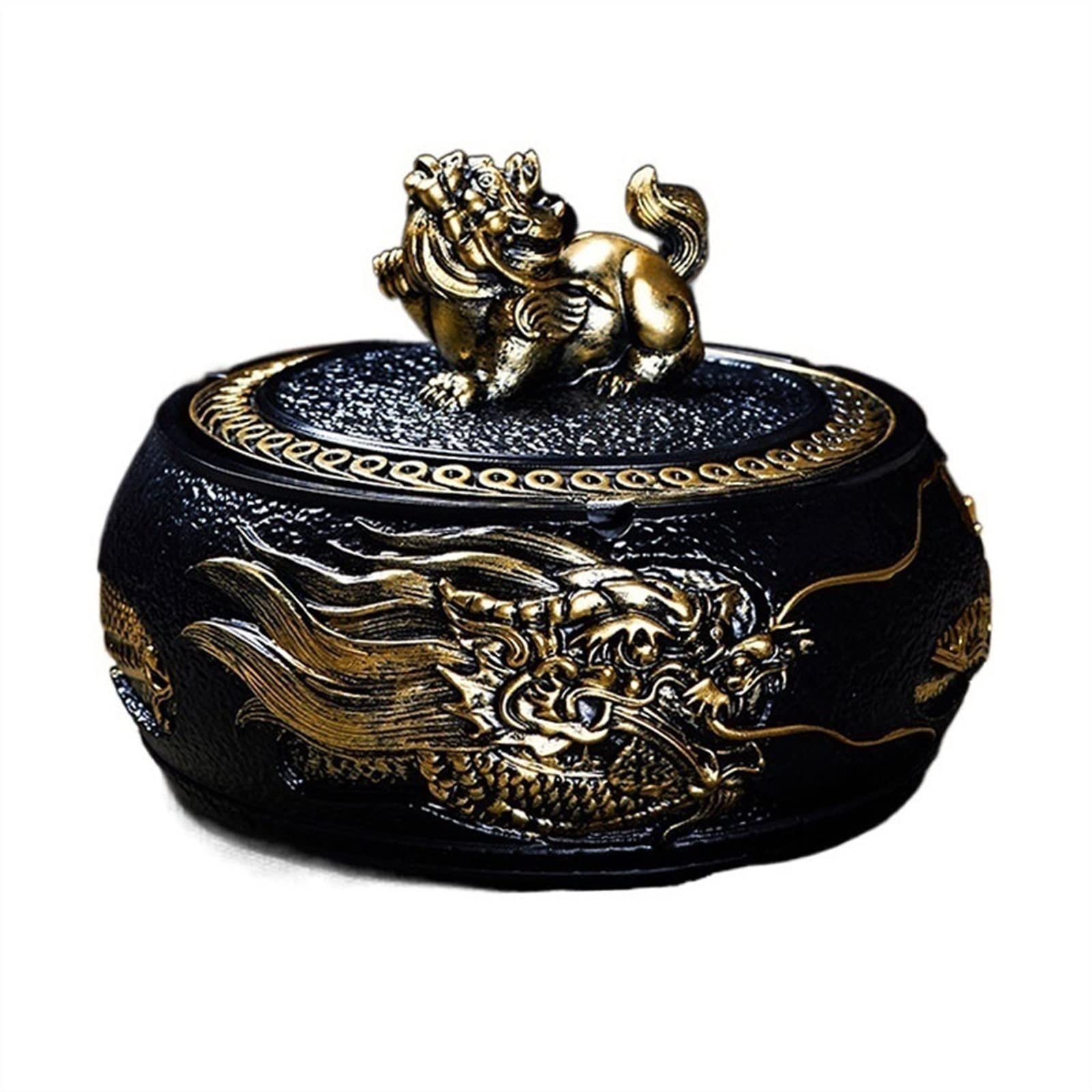 Gthtuhfd B Ash Tray Large Ashtray With Cover Living Room Home Personality Creative Trend Office Decoration Ashtray For Outside Patio,-S