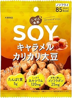 大塚食品 しぜん食感 Soy キャラメルカリカリ大豆 21g ×6袋