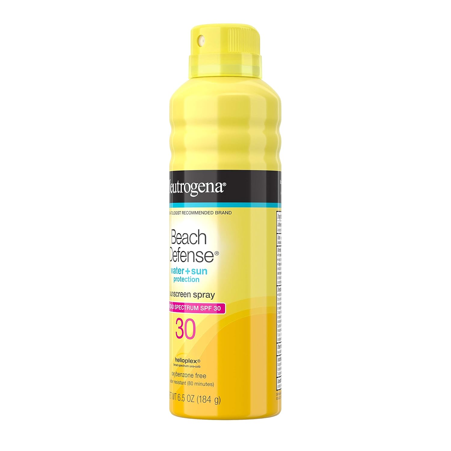 Neutrogena Beach Defense Sunscreen Spray SPF 30 Water-Resistant Sunscreen Body Spray with Broad Spectrum SPF 30, PABA-Free, Oxybenzone-Free & Fast-Drying, Superior Sun Protection, 6.5 oz : Beauty & Personal Care