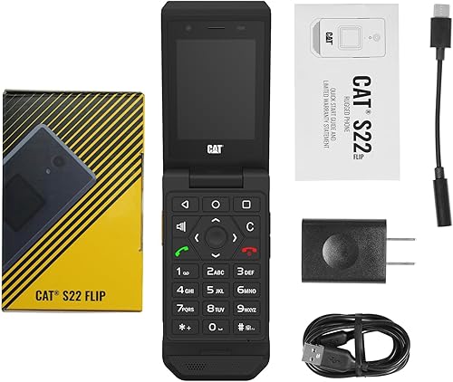 Miniatura 8 de CAT S22 Rugged Flip Phone (16GB) 2.8 "Pantalla táctil Teléfono celular inteligente Android 11, IP68 resistente al agua, T-Mobile 4G LTE GSM Single