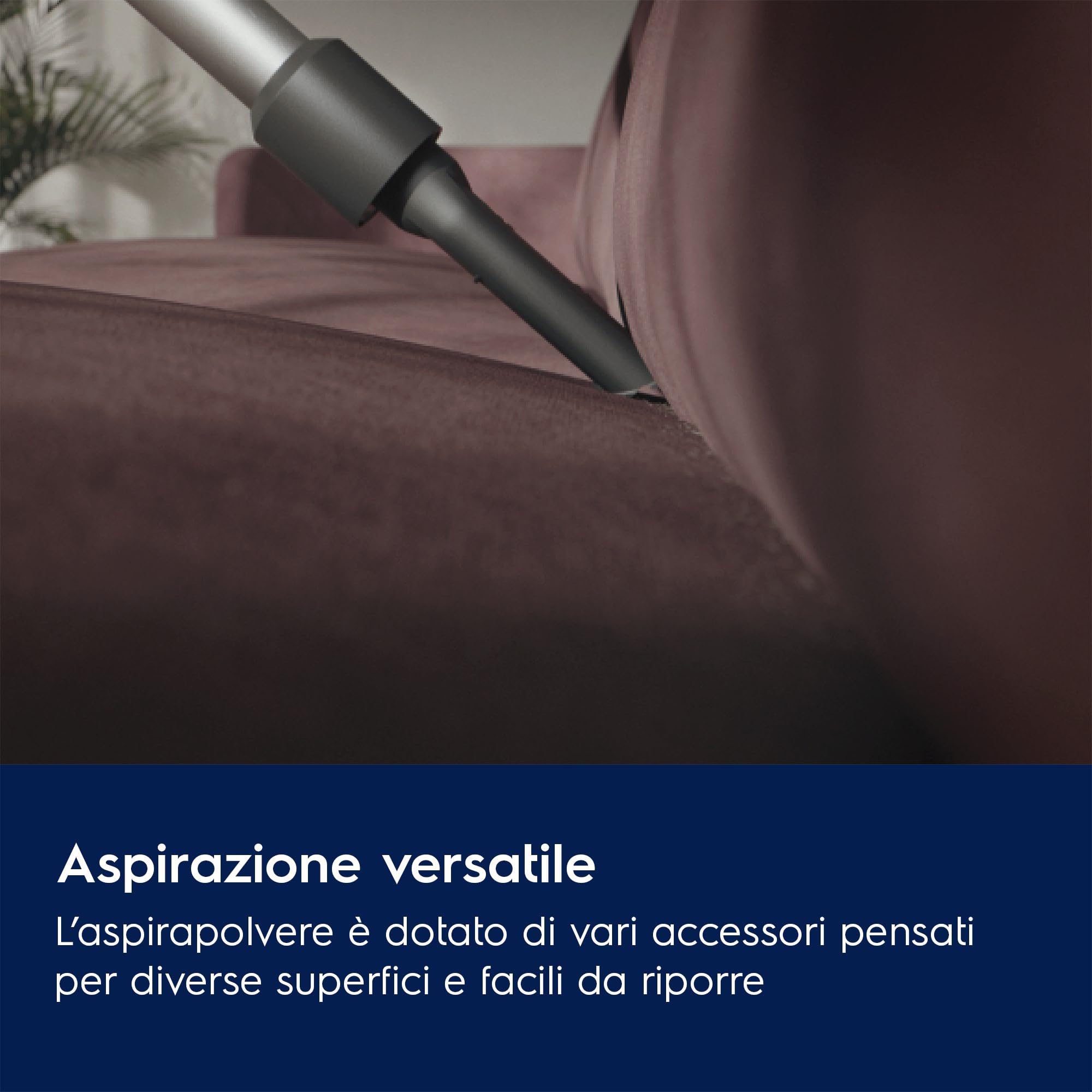 Electrolux Aspirapolvere Senza Filo, 30 min di Autonomia, EP31CB18IW, con Spazzola per Tappezzeria NozzleExtra 2 in 1 Anti-Acaro e Peli di Animale, Maneggevole, Facile Manutenzione, 80 dB, Bianco