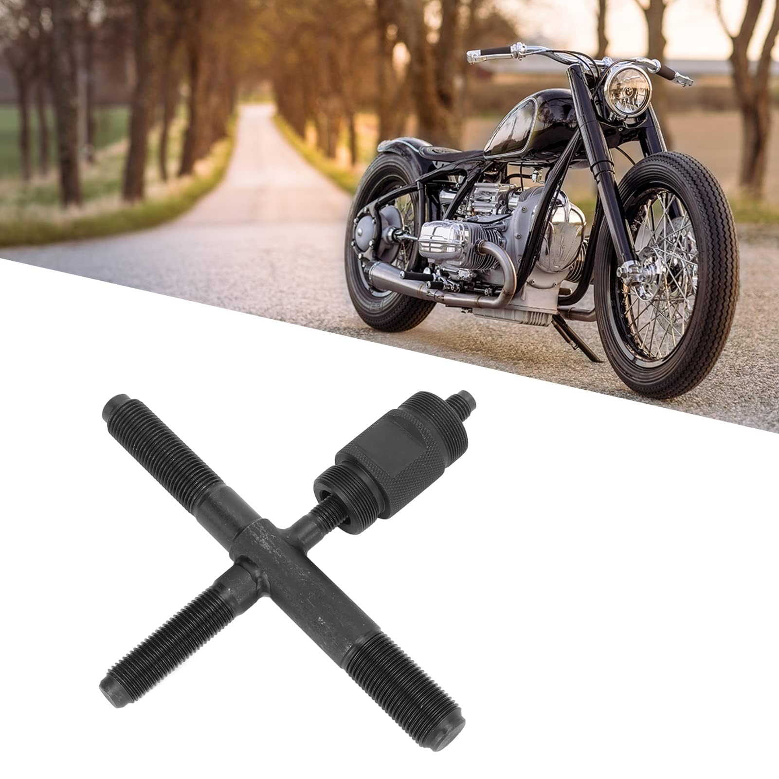 Extractor Magnético de Estator, Herramienta Extractora de Volante 6 en 1 M10 M14 M16 M18 M24 M27 Acero Al Carbono para Motocicletas Ciclomotores