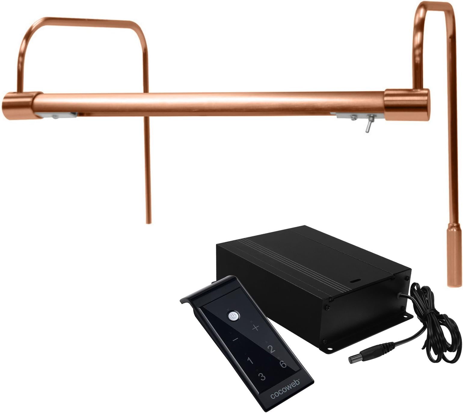 Cocoweb 12" Tru-Slim Hardwired LED Picture Light - Rose Gold
