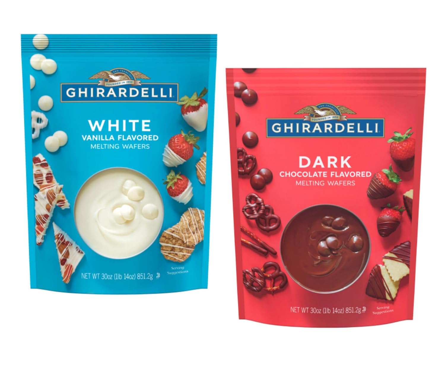 Amazon.com : SAN FRANCISCO FOUNDED IN 1852 GHIRARDELLI CHOCOLATE White ...
