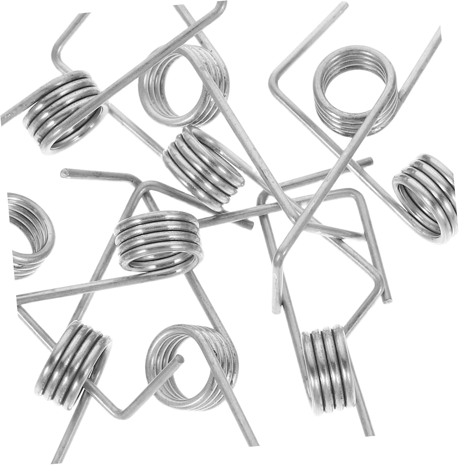 10pcs Heavy Duty Adjustable Torsional Spring for Trash Can Lids Replacement Parts for Rubbish Bins Easy Installation Versatile Fit Securely Fastened