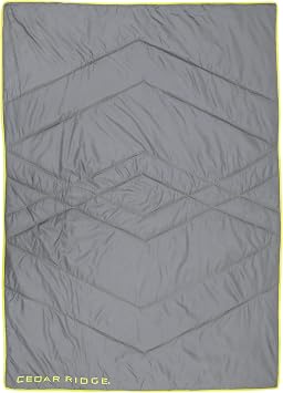 ALPS Cedar Ridge Shadow Blanket Lightweight Packable Outdoor Camping Blanket with Weather-Resistant Shell, Soft Lining & Compact Carry Design for Camping, Travel & Picnics
