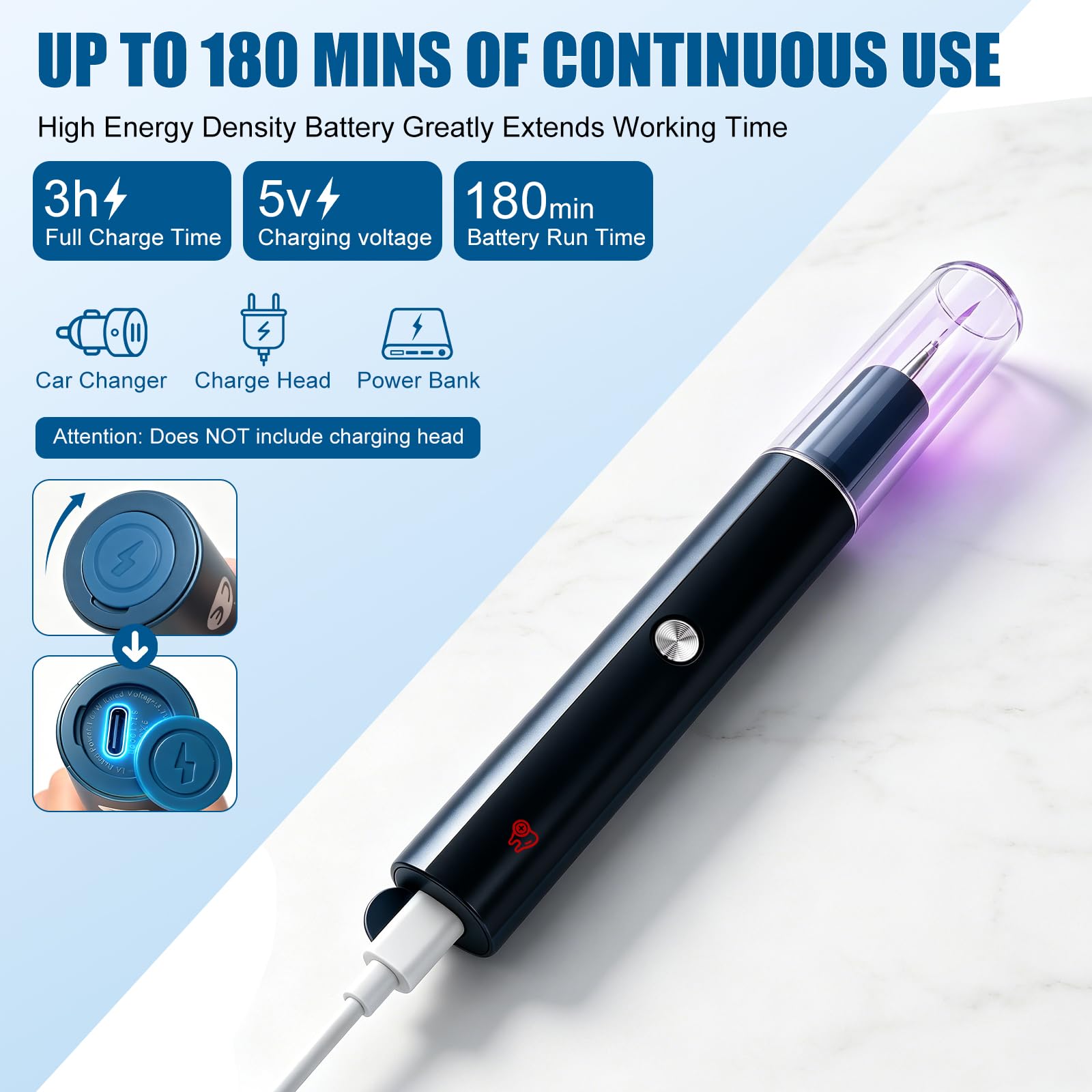 Irrigador dental de agua para dientes, irrigador oral inalámbrico con múltiples modos de limpieza, irrigador dental portátil recargable para aparatos ortopédicos, encías sensibles y cuidado