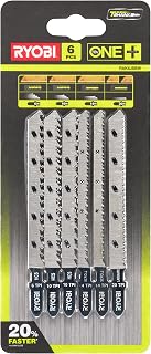 6 Cordless Jigsaw Blades - RAK6JSBW - Quick Cut, Scroll, Finish