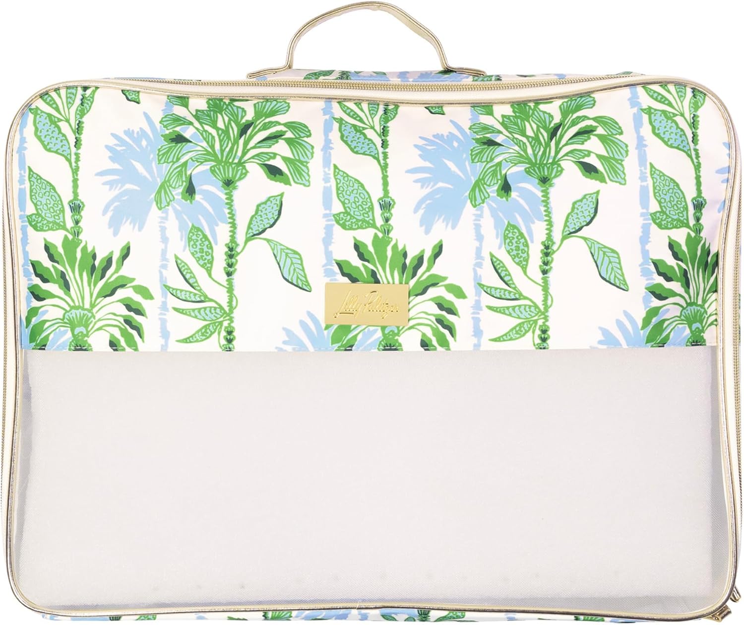 Lilly Pulitzer Packing Cubes Set of 3, Small, Medium & Large Suitcase Organizers, Travel Must Haves for Luggage (Swayin in the Breeze)