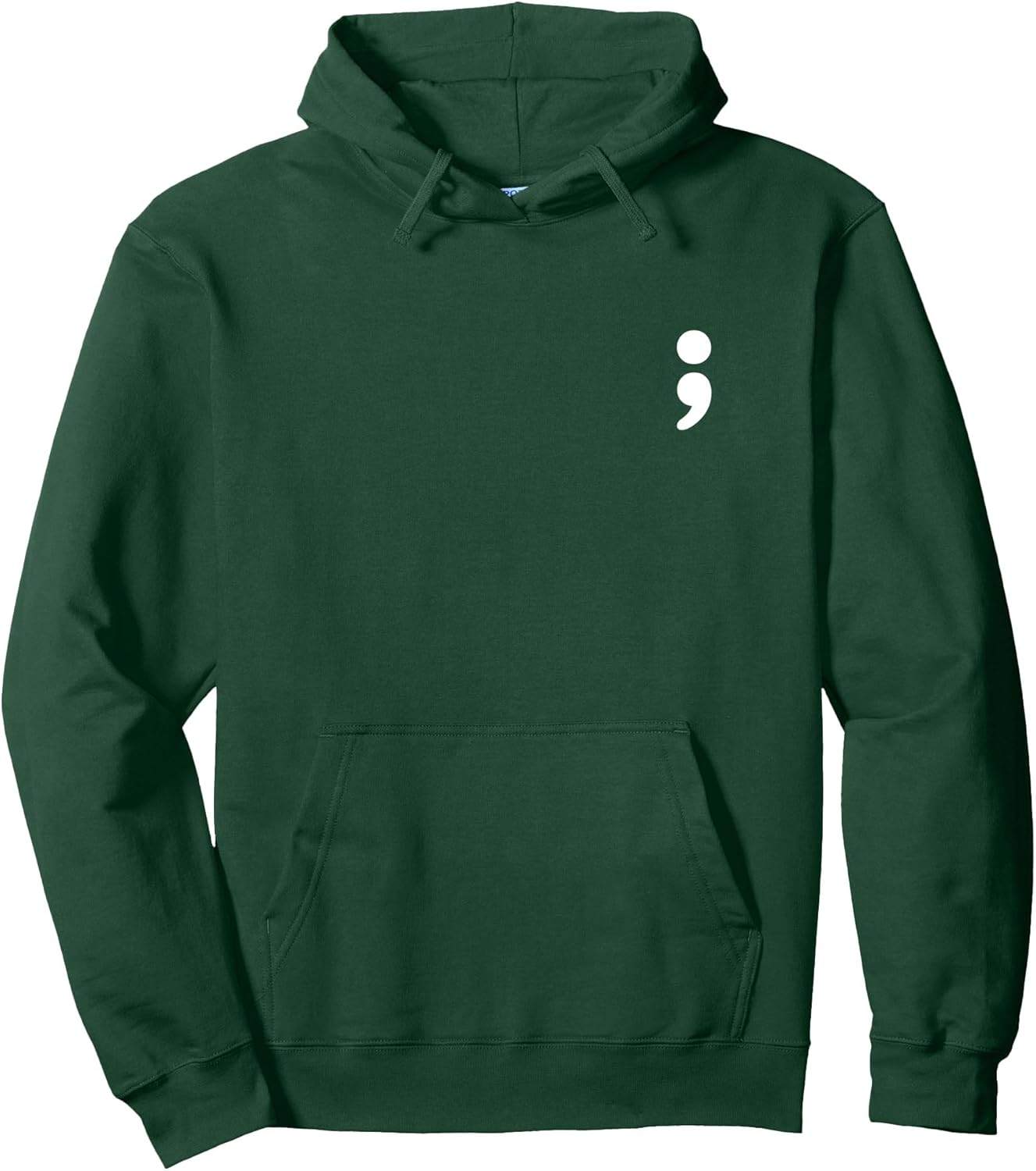 Semicolon Mental Health Matters Awareness Month Pullover Hoodie