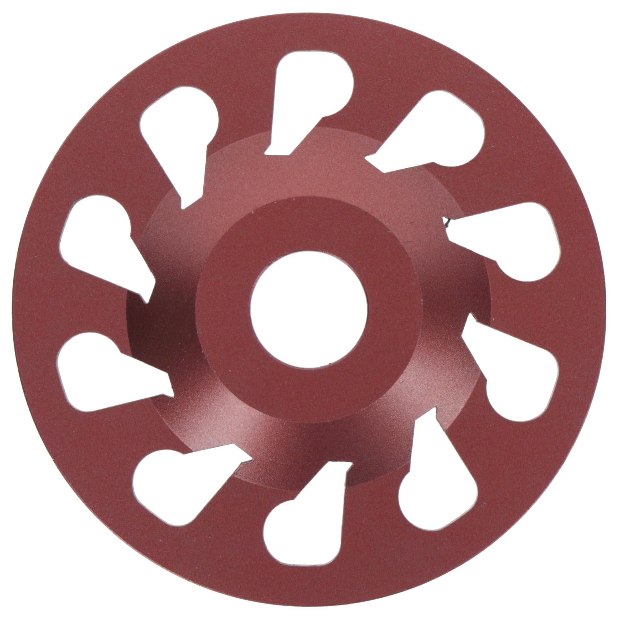 PRODIAMANT Diamentowa tarcza szlifierska 130 mm x 25 mm, czerwona – do twardego betonu i zastosowań przemysłowych – do szlifierek betonowych – otwór 25 mm – talerz szlifierski