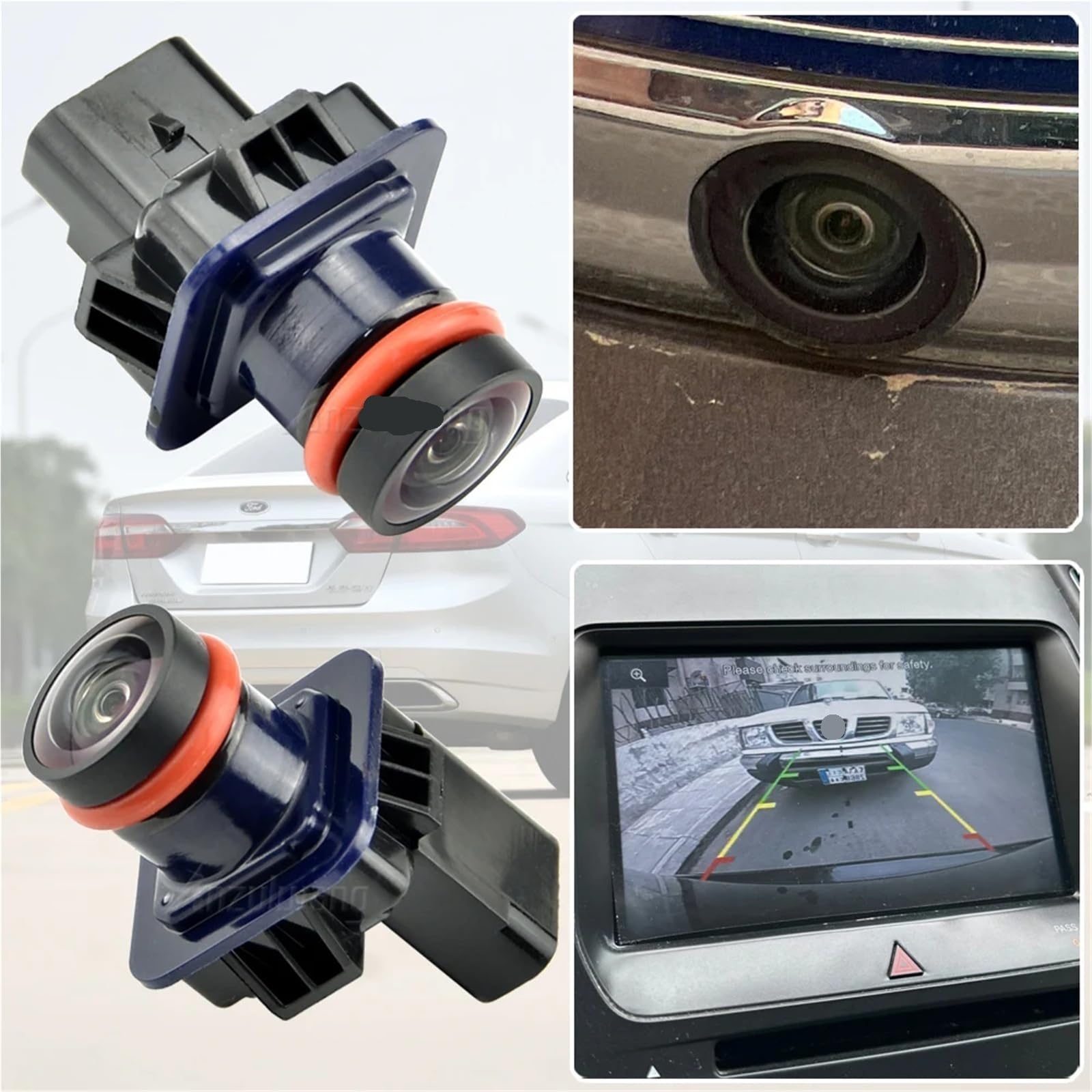 Samochodowa kamera cofania samochodowa tylna kamera parkingowa zamiennik dla Ford Taurus 2013-2019 EG1Z-19G490-A DG1Z-19G490-A instalacja