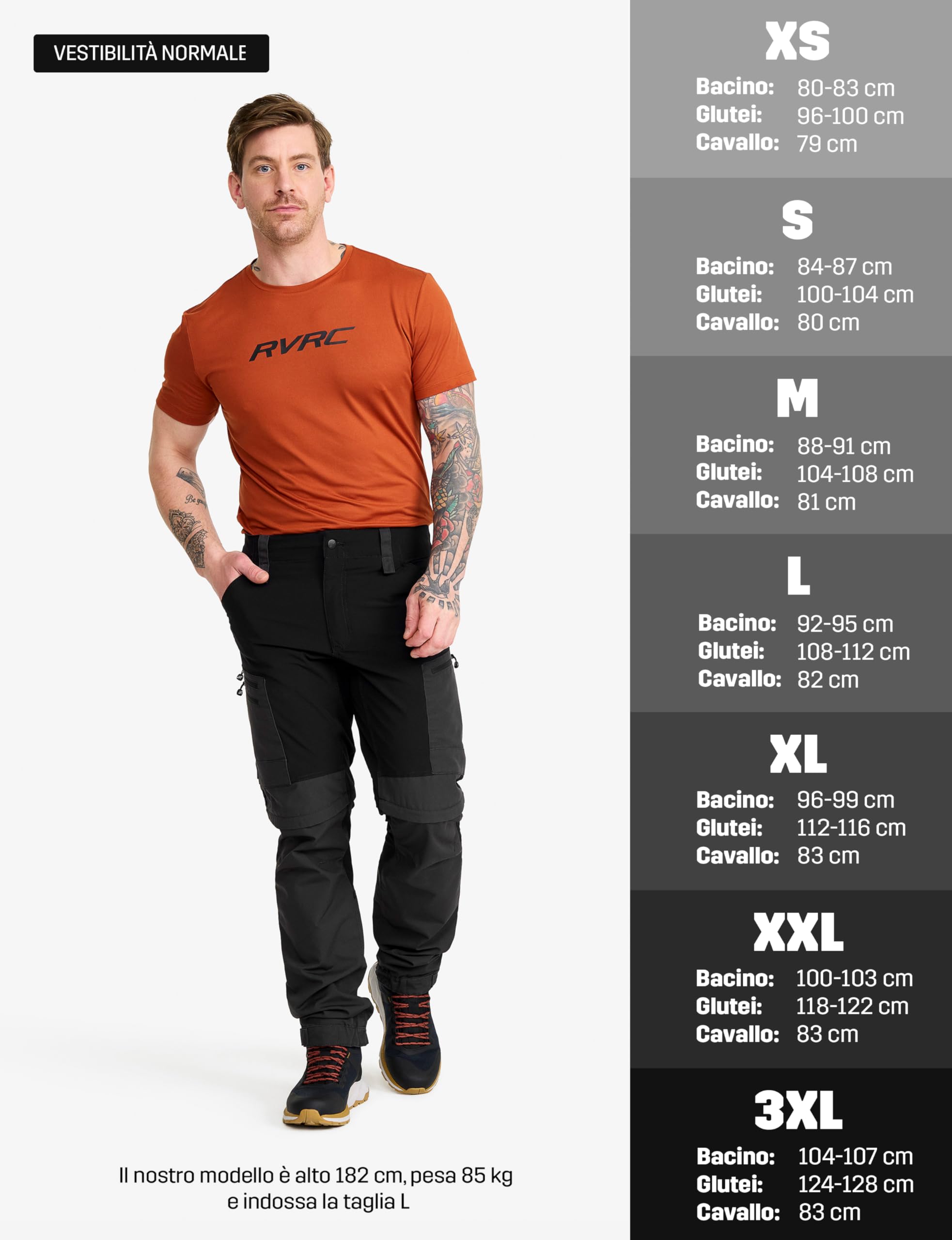 RevolutionRace RVRC GP PRO Zip off Pants da Uomo, Pantaloni Resistenti, Ventilati e Convertibili per Tutte Le attività all'aperto