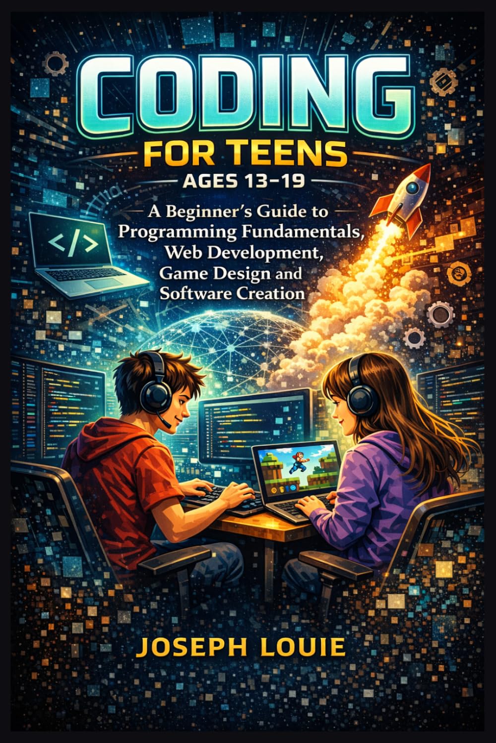 CODING FOR TEENS AGES 13-19: A Beginners Guide to Programming Fundamentals, Web Development, Game Design and Software Creation