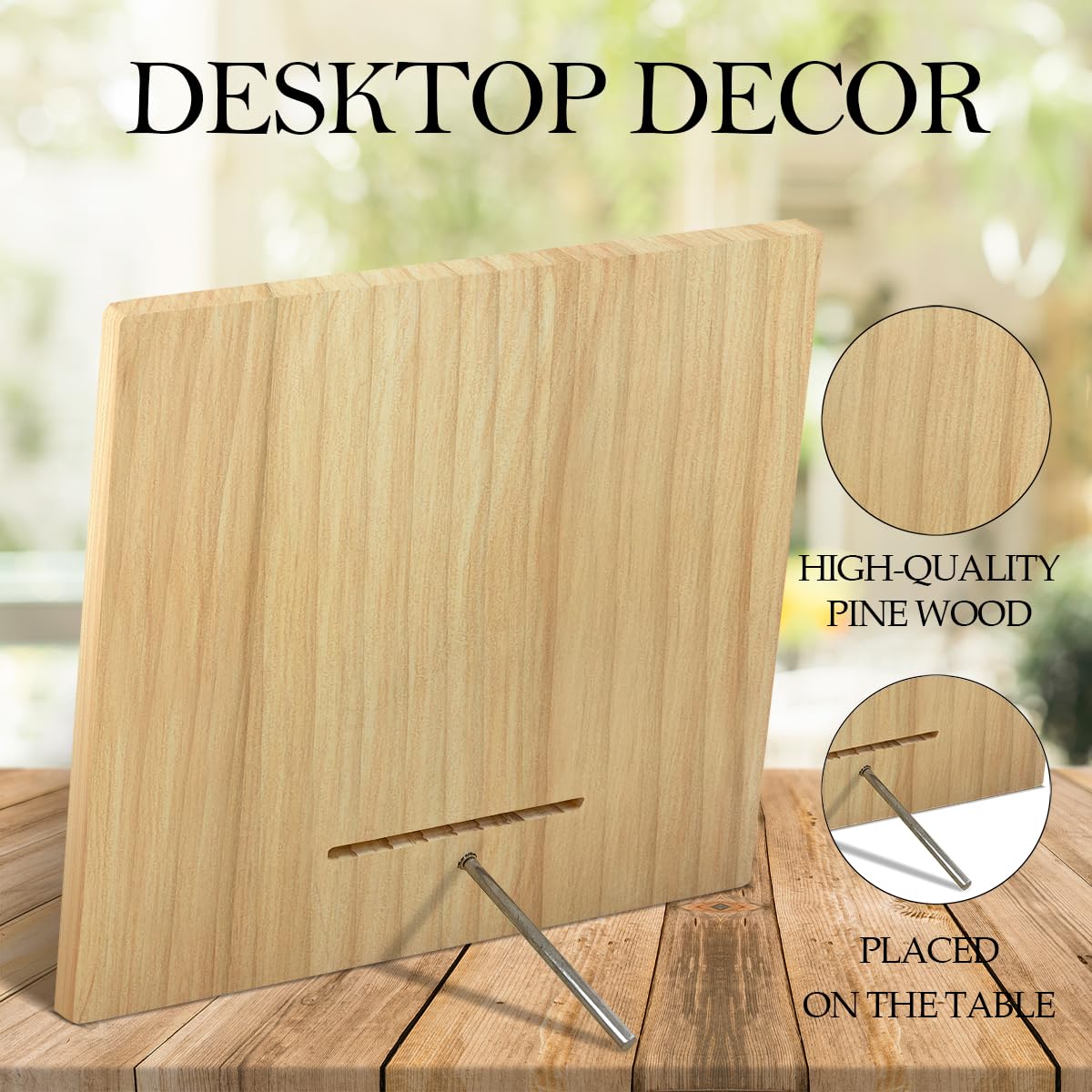 Holzschild 'Dankeschön' Als Deko – Rustikal, Inspirierend, Für Büro & Zuhause