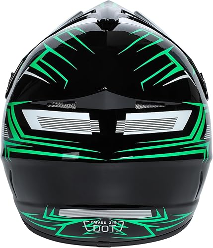 Miniatura 2 de Casco de Motocross, Casco Todoterreno para Motocross, Casco ATV, Casco de Motocicleta Juvenil, Casco de Cara Completa Unisex, Cómodo y Ligero,