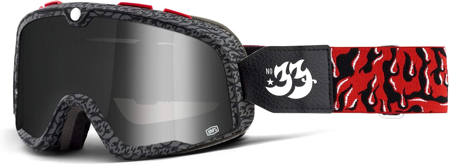 100% BARSTOW Premium Protective Sport Goggles with Minimal Frame