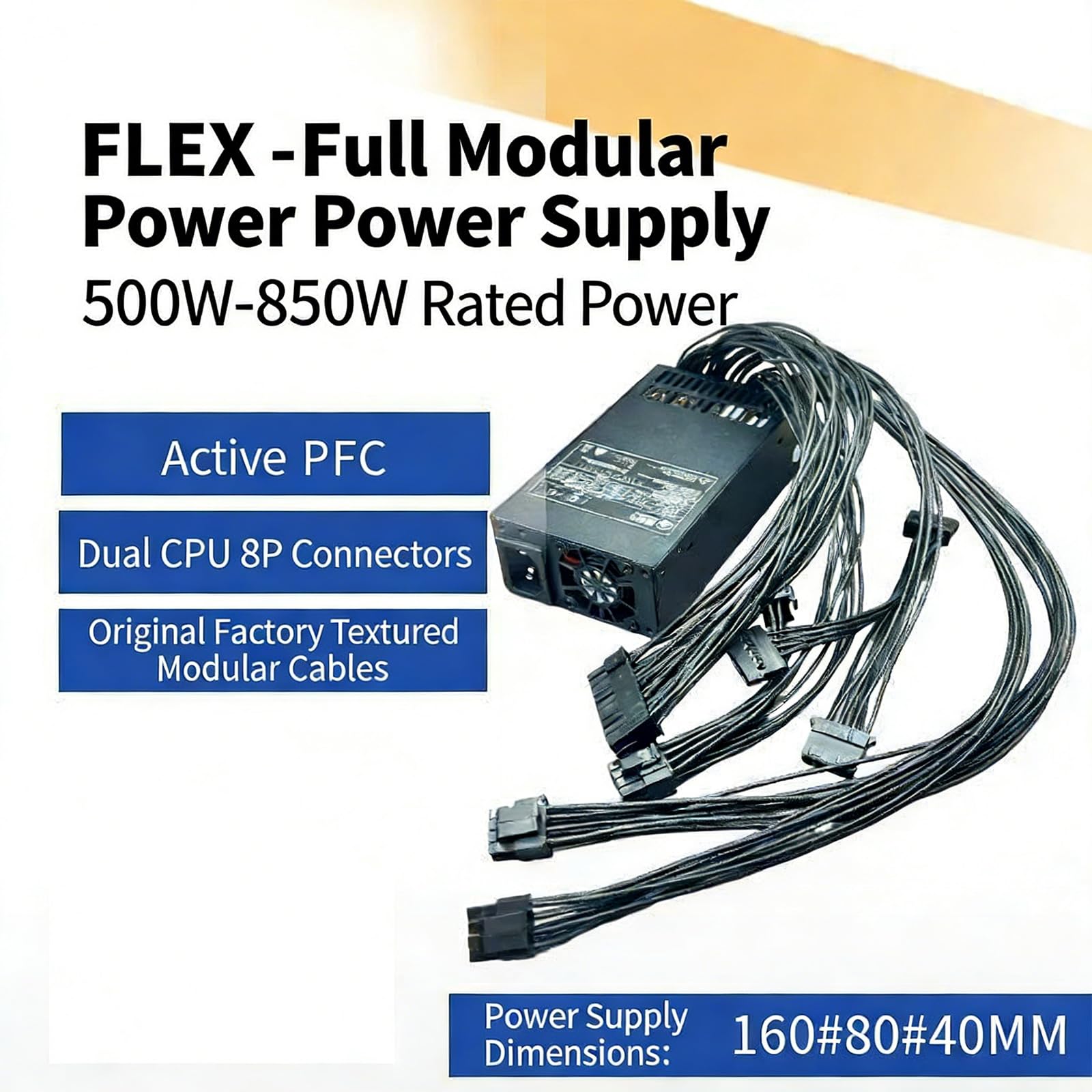 500W / 600W / 700W / 850W CPU 8P Modulo di alimentazione Full Module Power Supply Low per Server Accessori Full