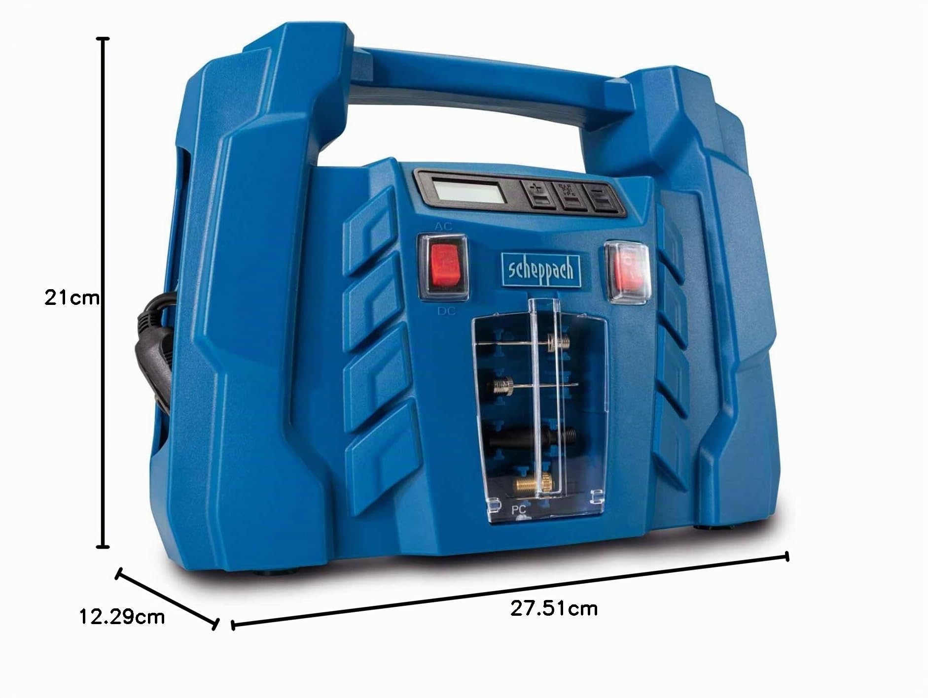 Compresor de Aire Scheppach Air Force 5 1500 W 12 V 220-240 V 8 Bar