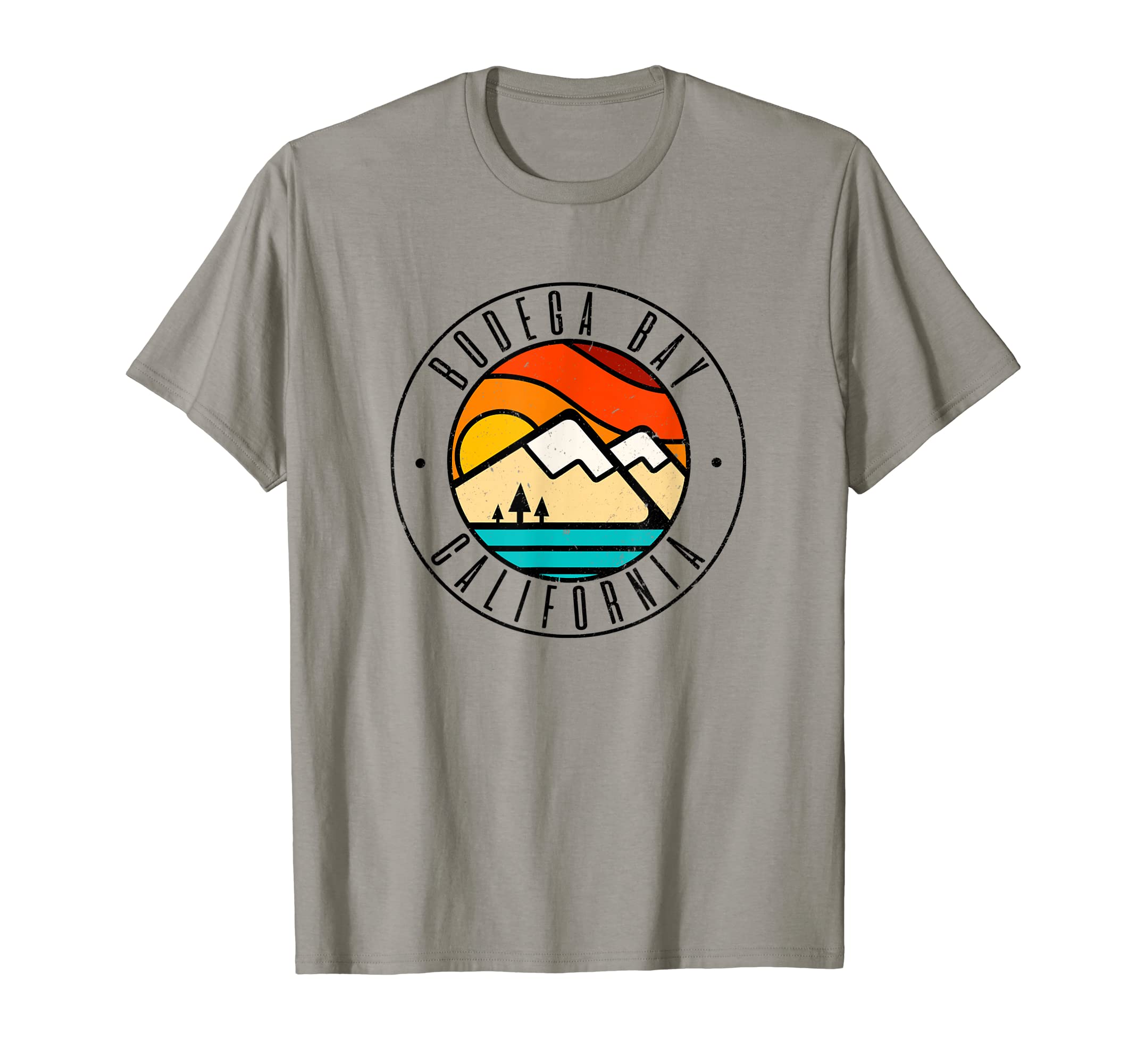 Minimalist Outdoors Bodega Bay California CA T-Shirt
