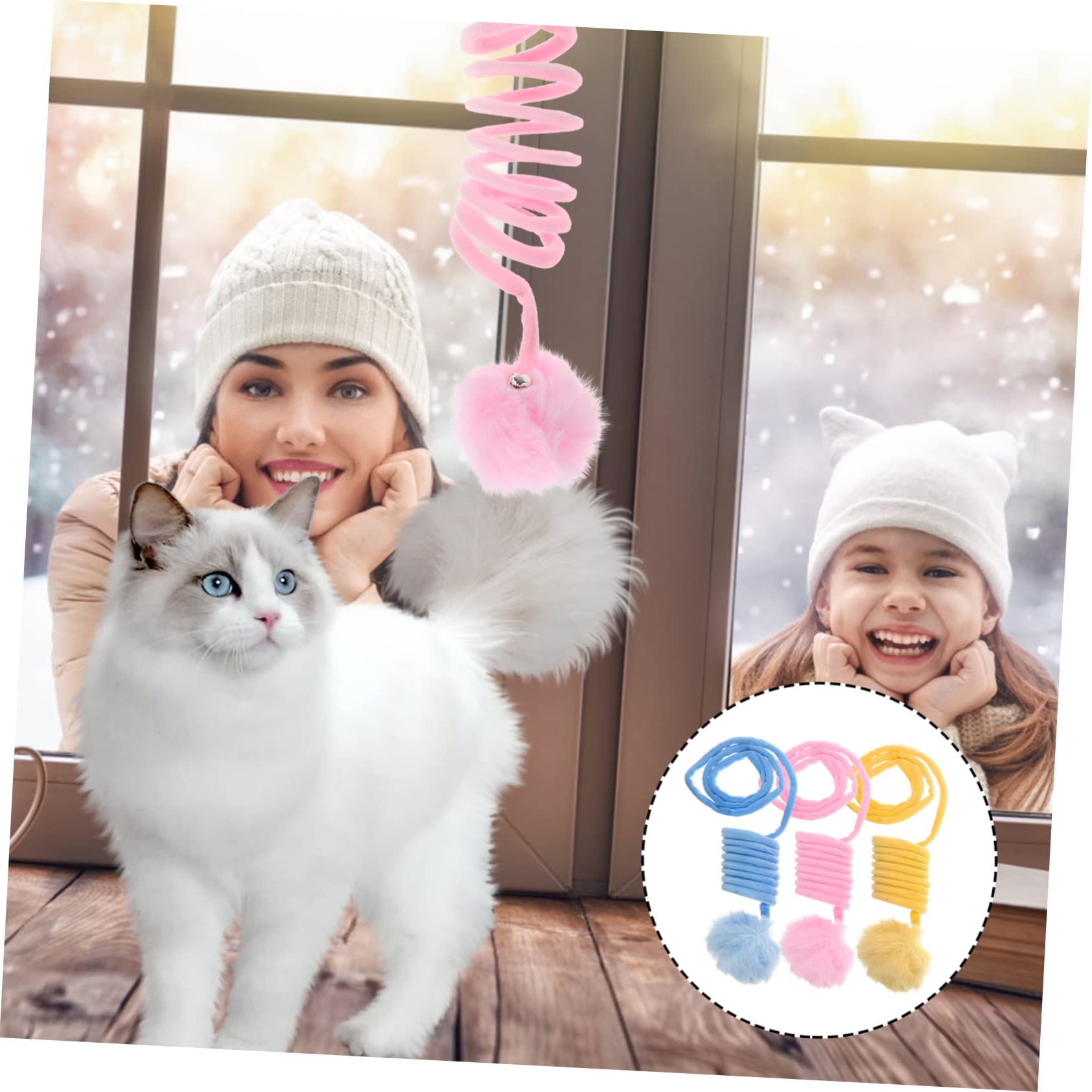 FRCOLOR 12pièces Jouets à Gratter pour Chats Boules à Gratter Intérieures avec Clochettes Accessoires Amusants pour Chats Amuser