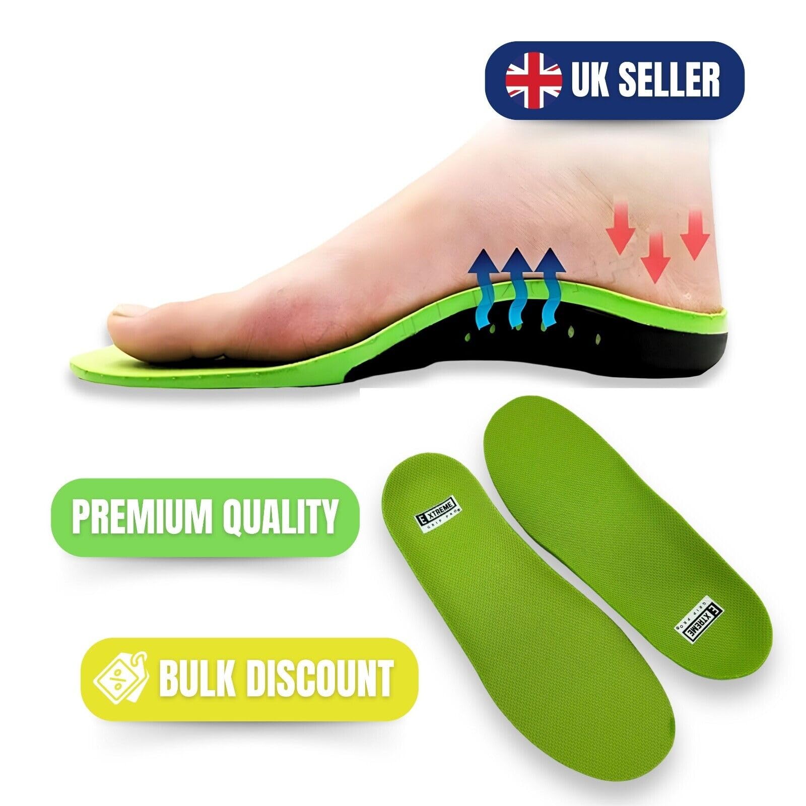 Plantari Supporto Arco Plantare 2 Solette Ortopediche Per Piede Piatto E Fascite Plantare - Supporto Arco Plantare, Uomo E Donna, Taglia S Solette Sportive Antishock - Foto 6