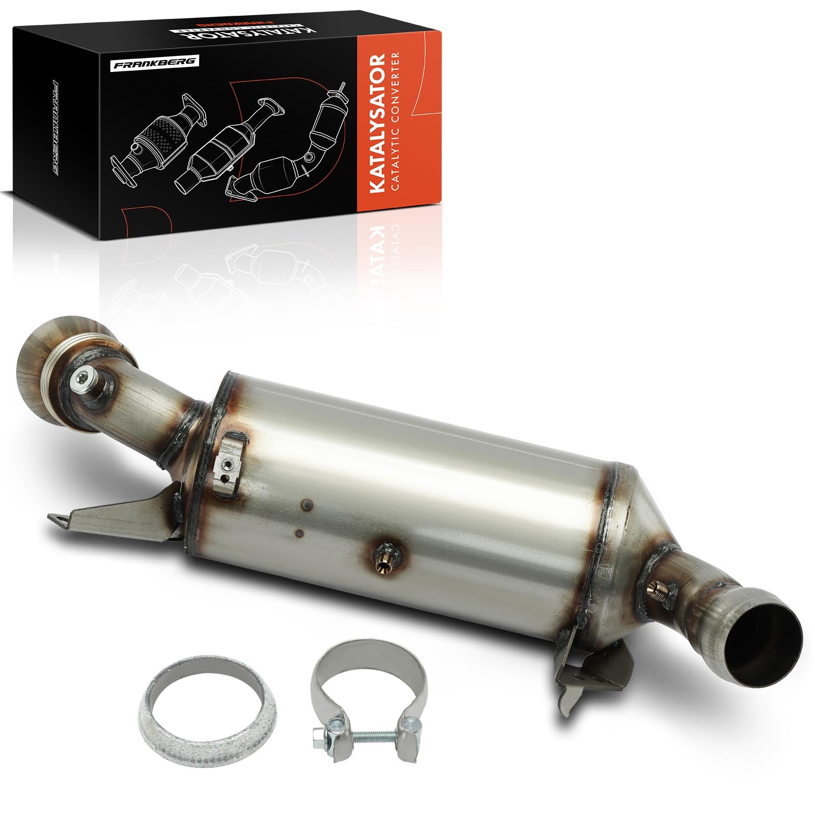Frankberg Filtro de partículas diésel Compatible con Clase C W204 C220 C250 2.1L CLS C218 CLS220 CLS250 2.1L Clase E W212 E220 E220 E250 E300 2.1L Replace# 2044907436