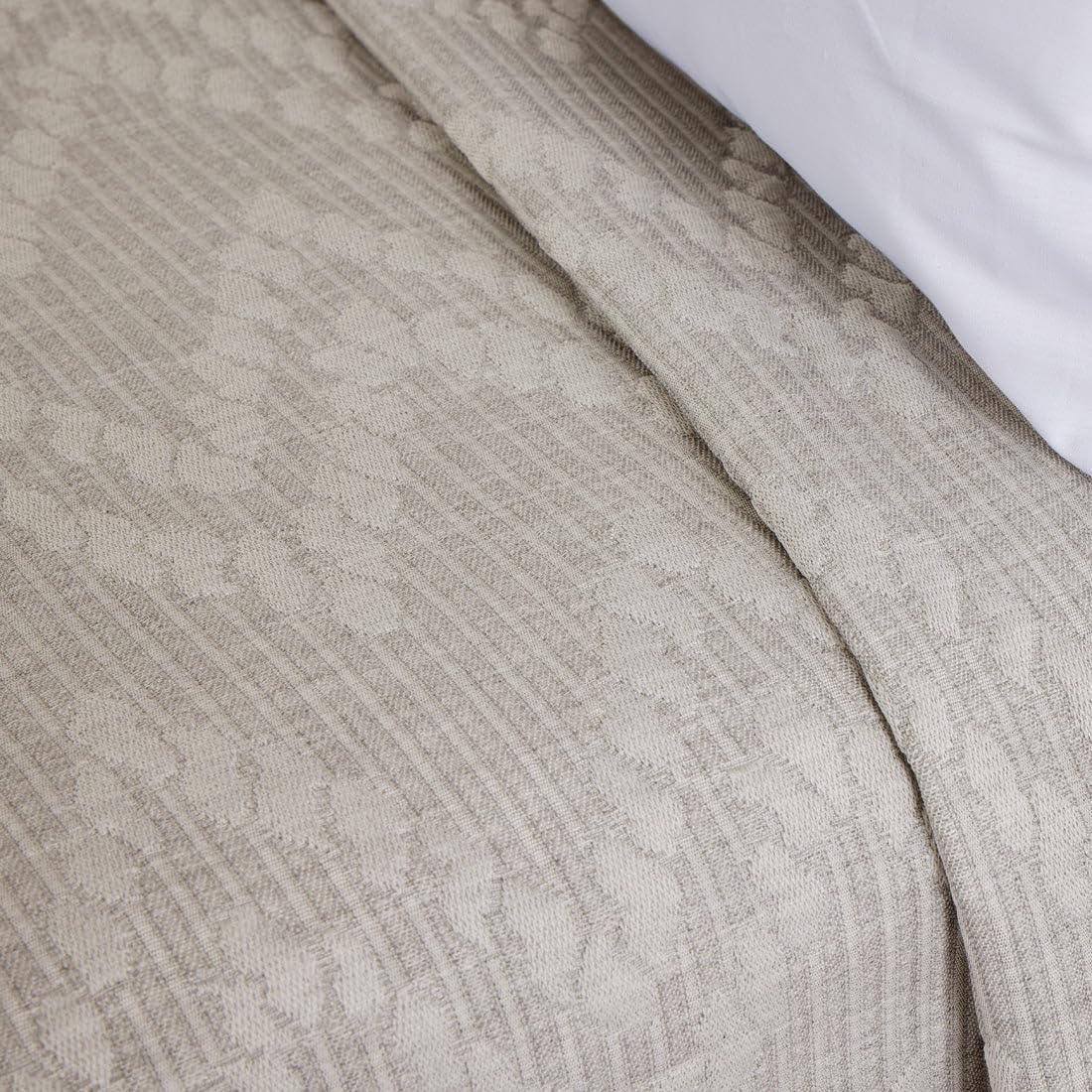 10XDIEZ Colcha Jacquard - Cama 160 O 180cm, 1359 Beig