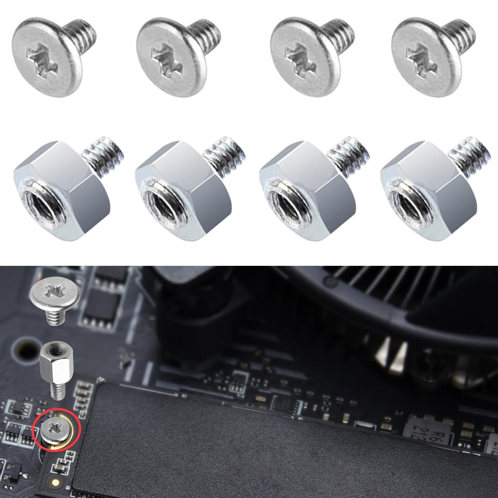 Amazon.co.jp: M.2 SSD 固定ネジ ASUS ITX専用 M2 取り付けネジ 4個