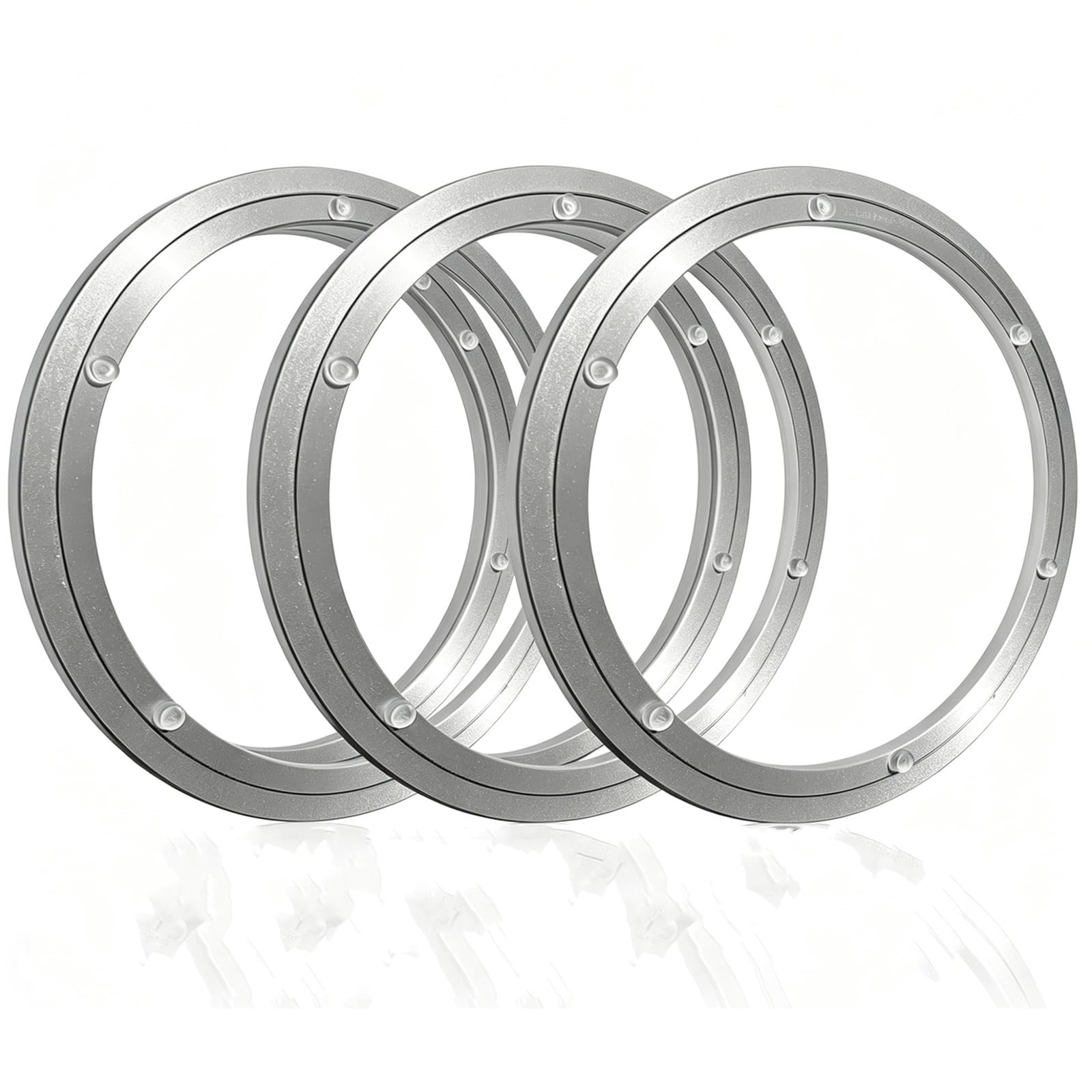 1pcs,Turntable Bearings ，Swivel Plate Hardware ，Silver，Rotating Turntable ，for Dining-Table And Workbench，Silver，Round(680mm (27 inches))