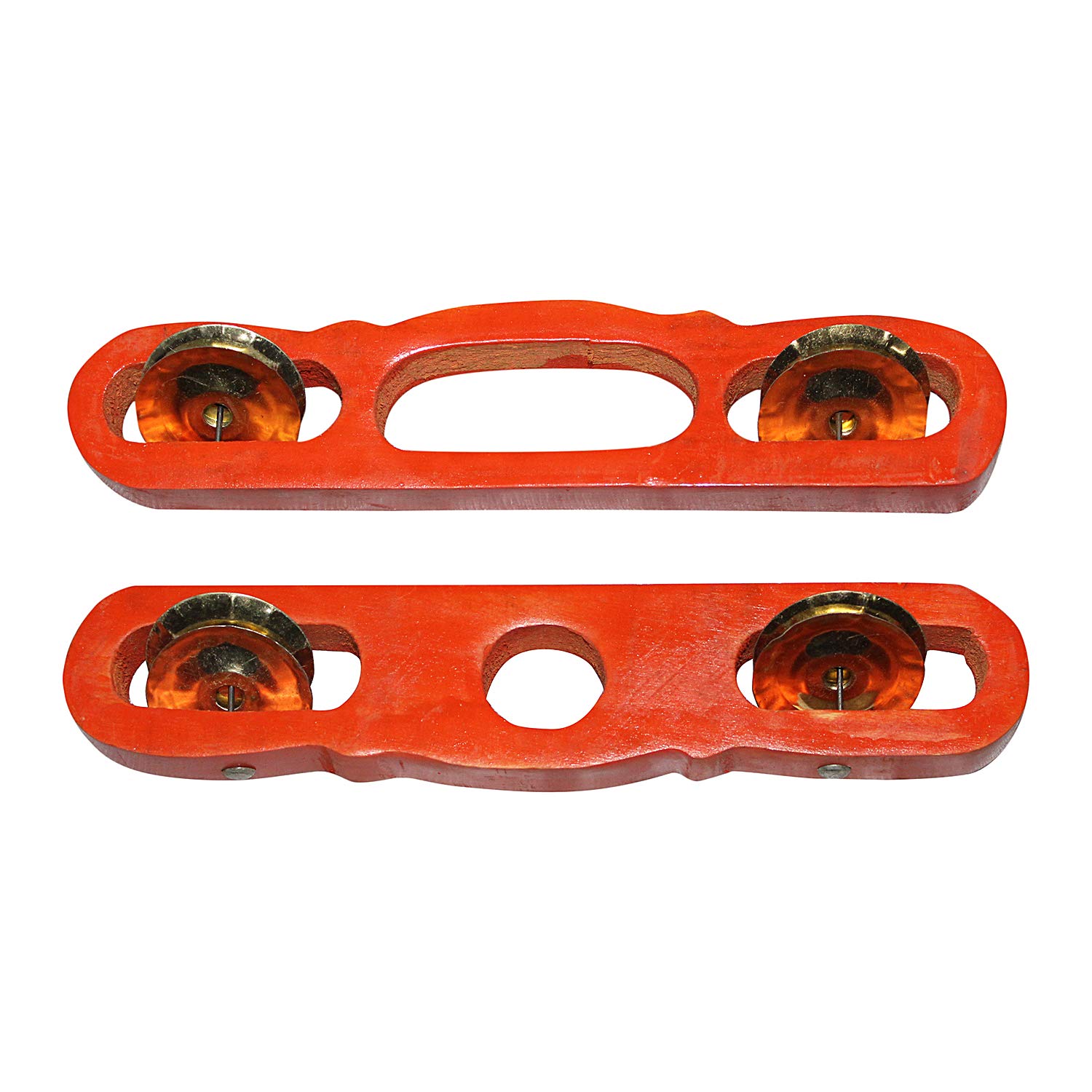 Kaku Fancy Dresses Khadtal/Indian Music Instrument/Classical Kartal Instruments/Dronaindia Kartal Pair Indian Musical Percussion Instrument -Brown, Free Size, for Unisex